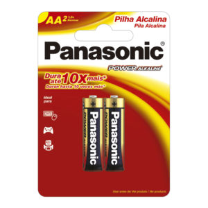 PILHA ALCALINA AA PANASONIC